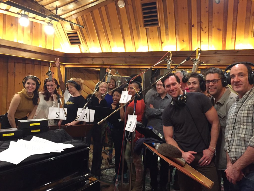 agmusical's tweet photo. #AGMusical cast album recording in session right now! Retweet if you can't wait for it! https://t.co/AmyUysc3Nd