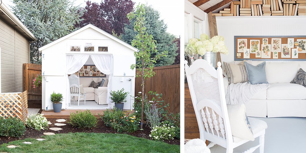 Create a She Shed for a cozy hideaway. Let Home Depot handle the shed installation. thd.co/1Gk7kPE