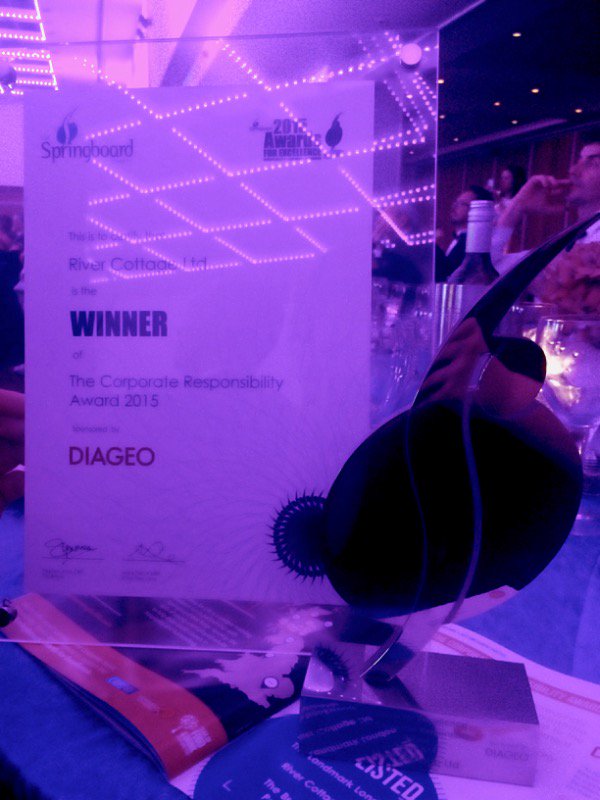 RCChefsSchool's tweet photo. A huge well done to all the Chefs' School team! We've just won The Corporate Responsibility Award at @Springboard_UK https://t.co/Kblt0JIvd2