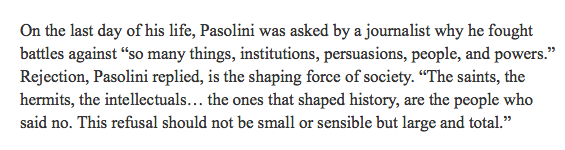 nybooks's tweet photo. Pier Paolo Pasolini was murdered 40 years ago today https://t.co/Wj5IsMfzgF https://t.co/DkaA3MV6ds