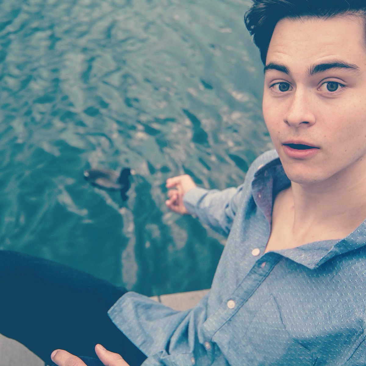 rileymcdonough's tweet photo. Always making new friends https://t.co/sAkJwxJSzX