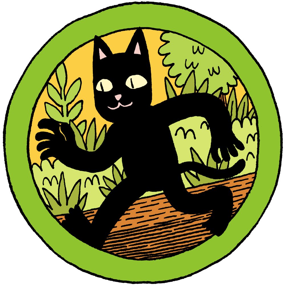 jackteagle's tweet photo. Outta the way, there's a cat walkin' here! https://t.co/bMyZylvkGh