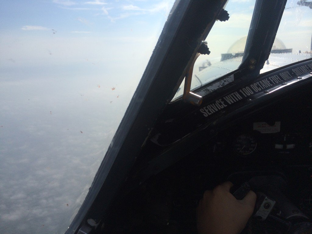 RobertPinksten's tweet photo. Liberating VFR on top. #avgeek #warbirdpilot #b24 #liberator #roundengines #radials https://t.co/J4WZPmE5zm