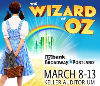 BroadwayPDX's tweet photo. Get tickets to THE WIZARD OF OZ before they go on sale to the public! https://t.co/9qx5SHdNmX Enter Code: TOTO https://t.co/wDQ38qartJ