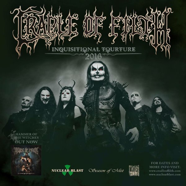 #JUSTANNOUNCED <a href="/CradleofFilth/">Cradle of Filth</a> w/ <a href="/ButcherBabies/">BUTCHER BABIES</a> + <a href="/NeObliviscaris3/">Ne Obliviscaris</a> March 6! Tix ON SALE Fri 10AM at Ticketmaster!
