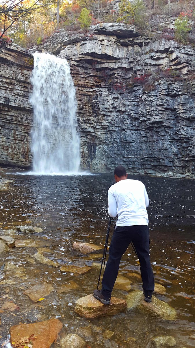 CliMorris's tweet photo. Didn't mind if the shoes got wet! Awosting falls. https://t.co/4Scjq8ZopX