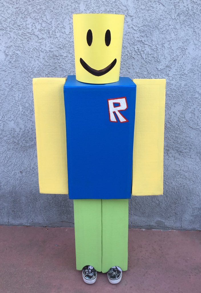 Sean On Twitter My Son S Roblox N00b Halloween Costume Roblox Roblox N00b Halloween2015 Https T Co 1ejsee4ze6 - noob costume in roblox