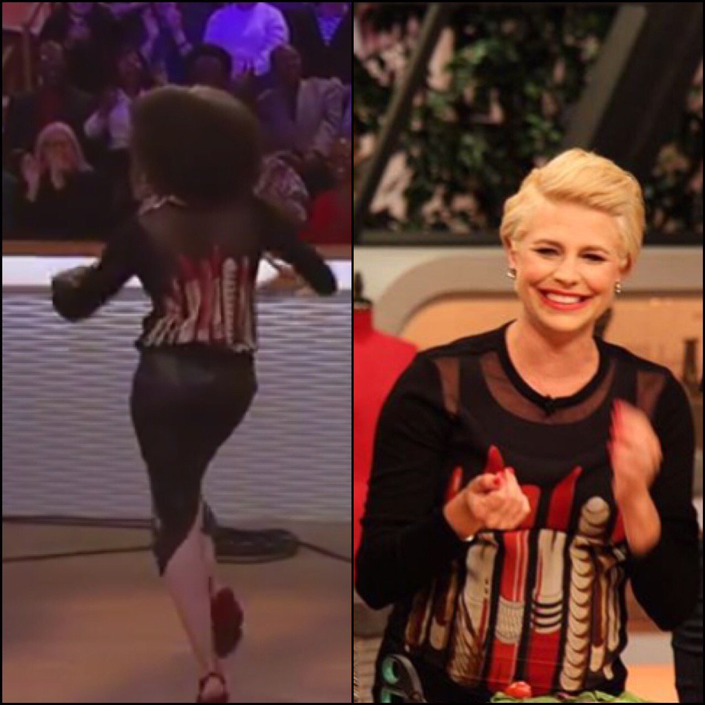 HBengeEvents's tweet image. Watching @thechew &amp;amp; loving @carlahall's outfit, then @FABLifeShow comes on &amp;amp; @livingwithleah has on the same shirt 👀