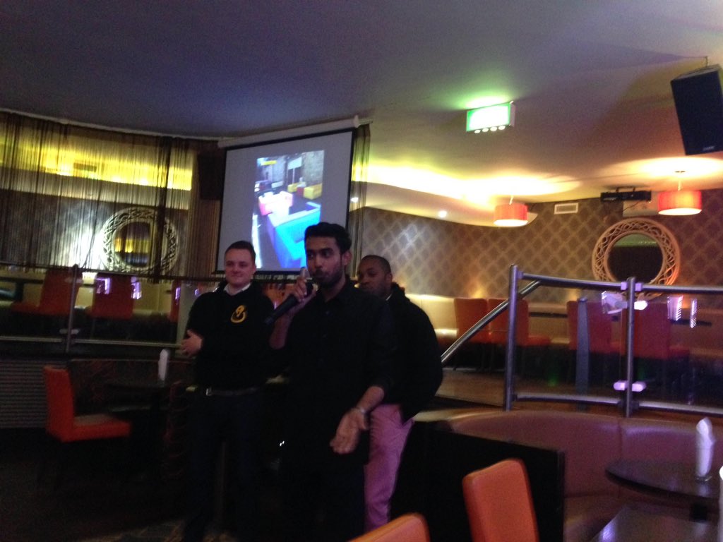 <a href="/IdeaStarterHQ/">Idea Starter</a> founders presenting at the #WebSummit Warm-up Party #EntAnon