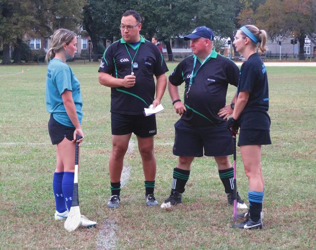 CnamB_757's tweet photo. Coin toss and action shots from yesterday's inaugural match! #camogie #hrsports https://t.co/7kCbvJJ7yH
