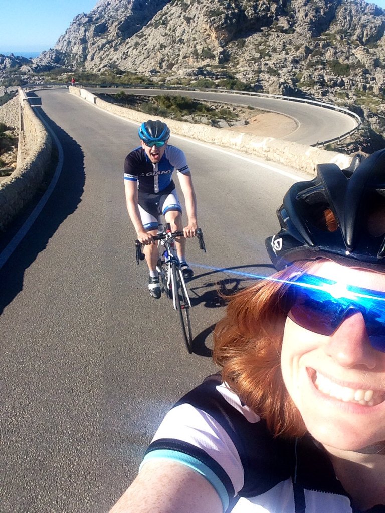 NickyTrots's tweet photo. Sa Colabra by @GiantYork! #holidaysareforcycling #bucketlistclimb @LivCyclingUK @DavidTrotter5 https://t.co/LmH3J2667q
