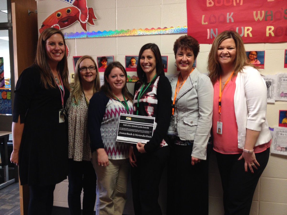 Mrs Ham and Mrs. Beck received <a href="/gef_gw/">GW Edu. Foundation</a> grant for literacy and Math materials for their Kindergarten students!