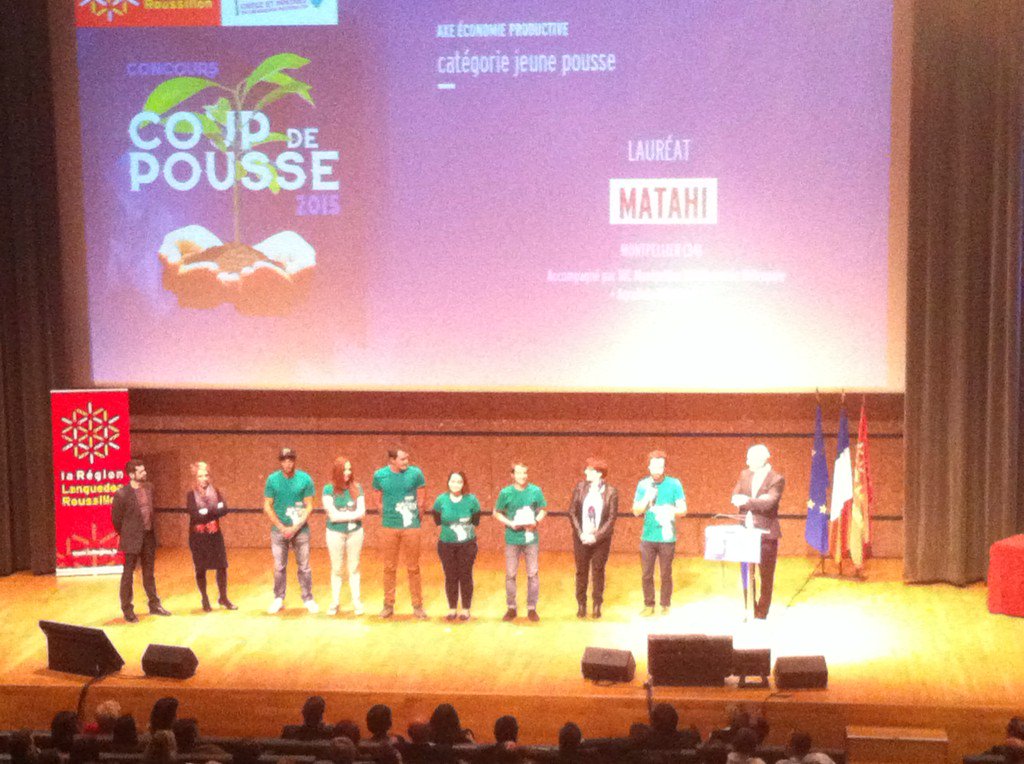 Medef34's tweet photo. Belle histoire! Beau concept! Belles valeurs! #matahi propose 1 boisson a base de fruits de baobab! #coupdepousse https://t.co/SJKybL2HMI