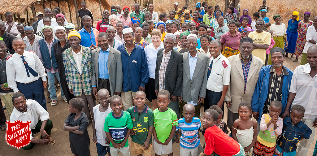 Thanks to training from The #SalvationArmy, Funwe village is able to grow vegetables for nutritious meals. #Malawi