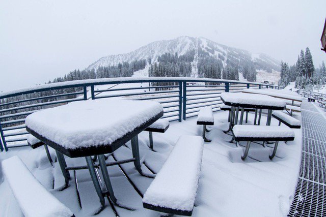 TWSNOW's tweet photo. .@MtRoseSkiTahoe got 3-4" this morning and it's still snowing. They'll be open November 4th! https://t.co/fViyQDSCsK