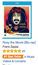 danielrlove's tweet photo. @AhmetZappa Thought you should know, if you don't already, but #Roxythemovie is #1 Video Concert on Amazon https://t.co/Sdtjr5E4Sd