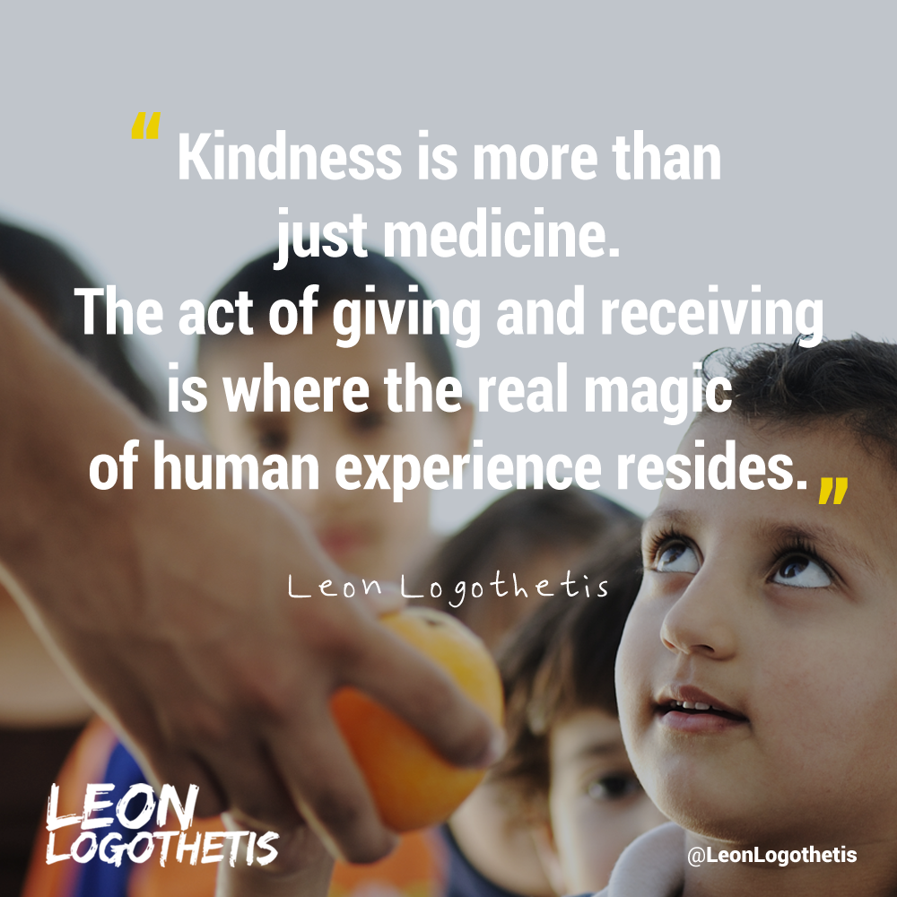 LeonLogothetis's tweet photo. "We must remember that no matter who we are, where we come from, we are human first.” - A Wise Friend #Kindness https://t.co/vvbz1X32x7