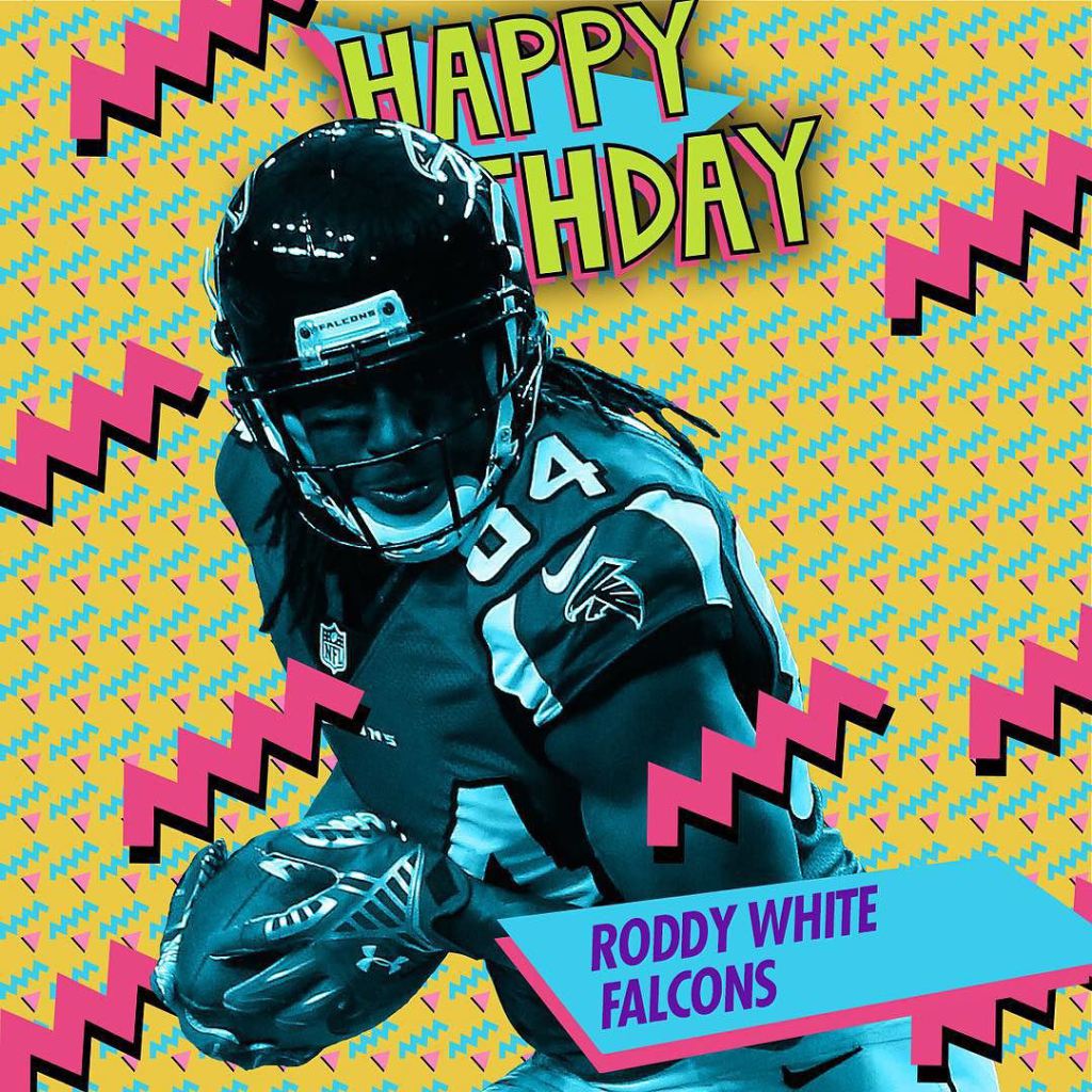 NFL Happy Birthday to WR Roddy White!  