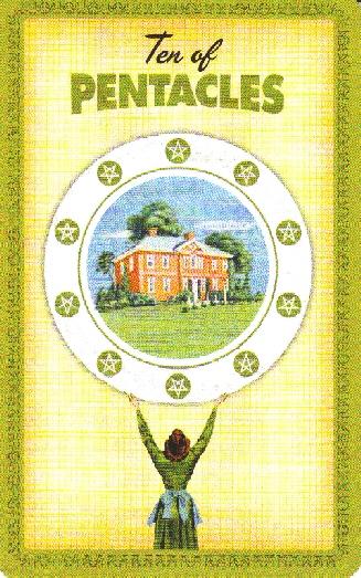 AlbertRayJuarez's tweet photo. 11/1/15 #TodaysTarot #10Pentacles: https://t.co/8Vy3buyAzY π #HousewivesTarot #PaulKepple #JudeBuffum #QuirkBooks https://t.co/41sPymgrSR