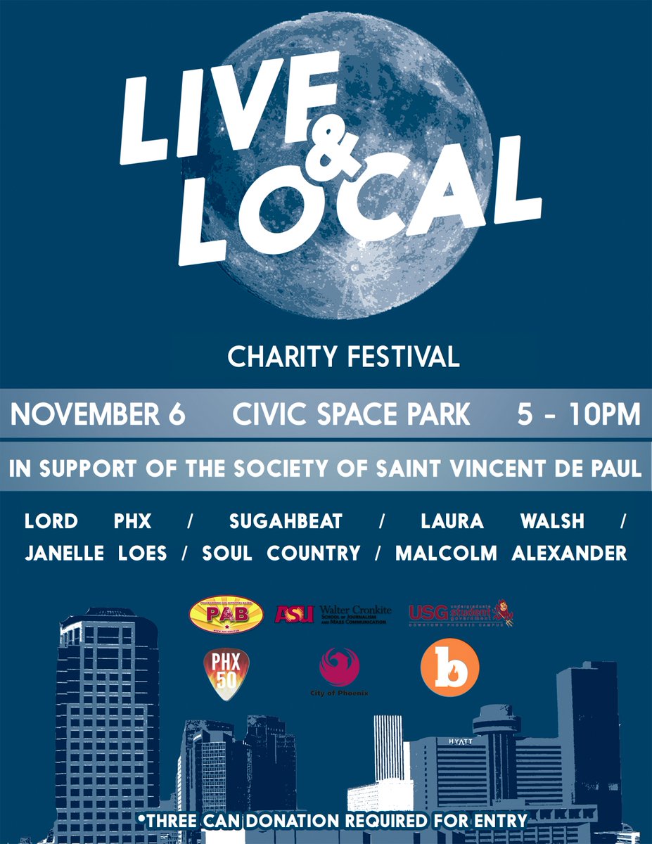 BlazeRadioASU's tweet image. 3 cans. 6 local bands. One priceless night. We can't wait! RT if we'll see you at the festival! #LiveNLocal15