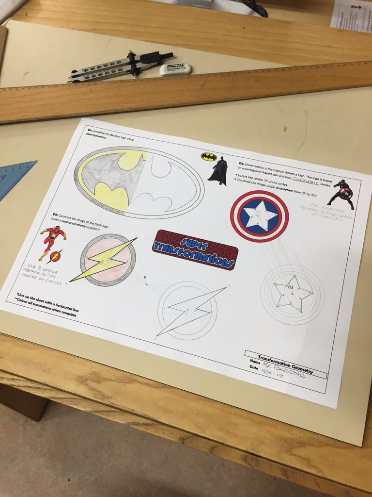 2nd Year Super Hero Transformation Geometry ⚡️🌟