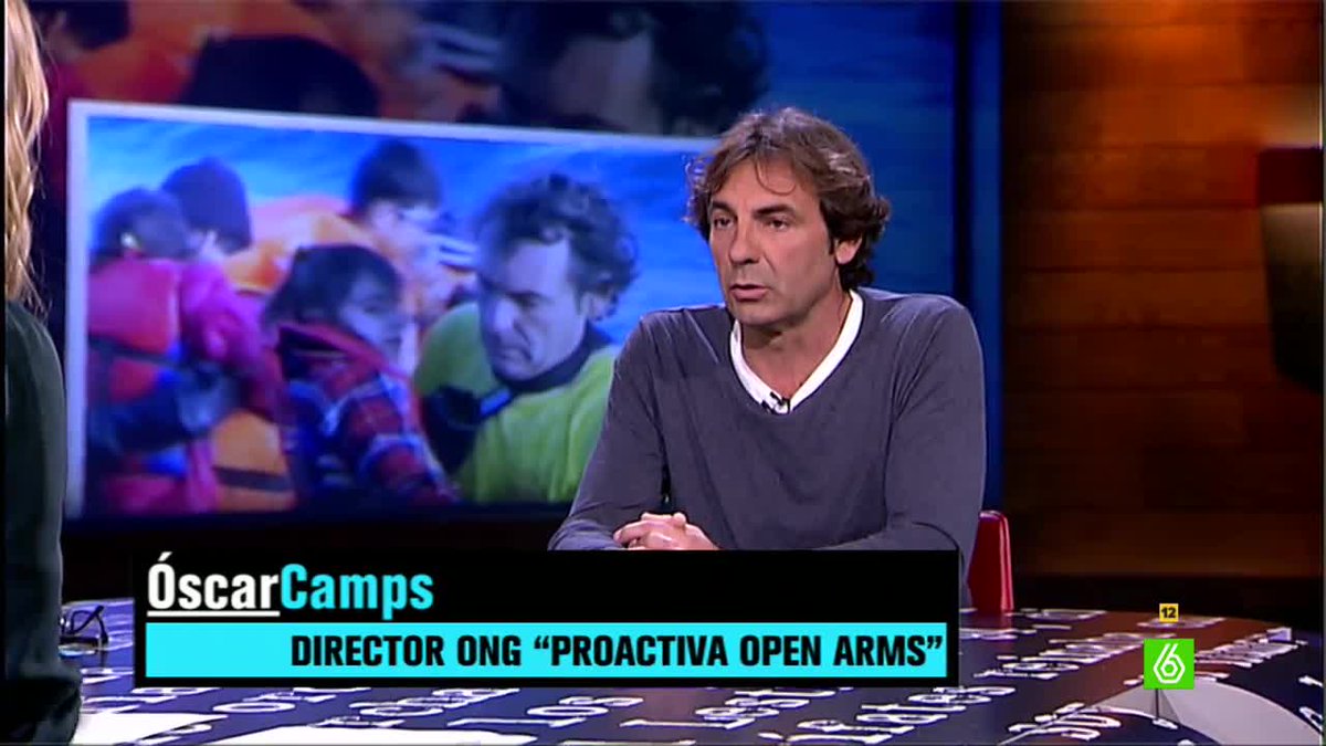 El_Intermedio's tweet photo. 🔴 Hablamos en plató con Óscar Camps, director de la ONG Proactiva Open Arms https://t.co/clIq8HkrRJ https://t.co/YLStoM0WeU