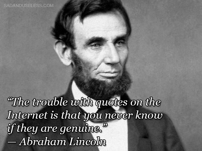YouDecideGames's tweet photo. Some great wisdom here from Honest Abe https://t.co/x7X8VWr9pv