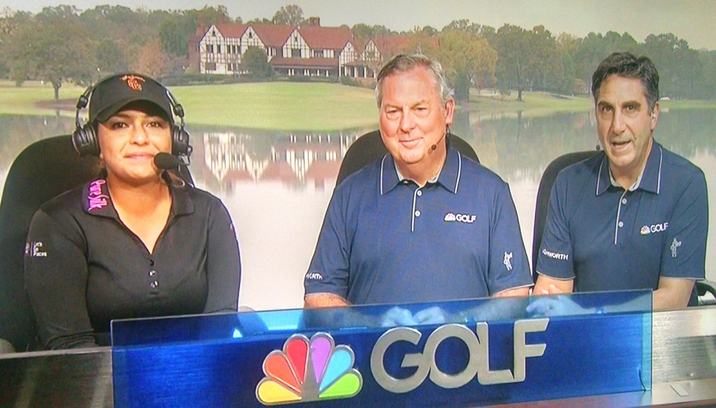 golfdiva2016too's tweet image. Great job @LizetteSalas5 on @GolfChannel with the senior guys! #2ndCareer #GolfCommentator @SGJrGolf @USCWomensGolf