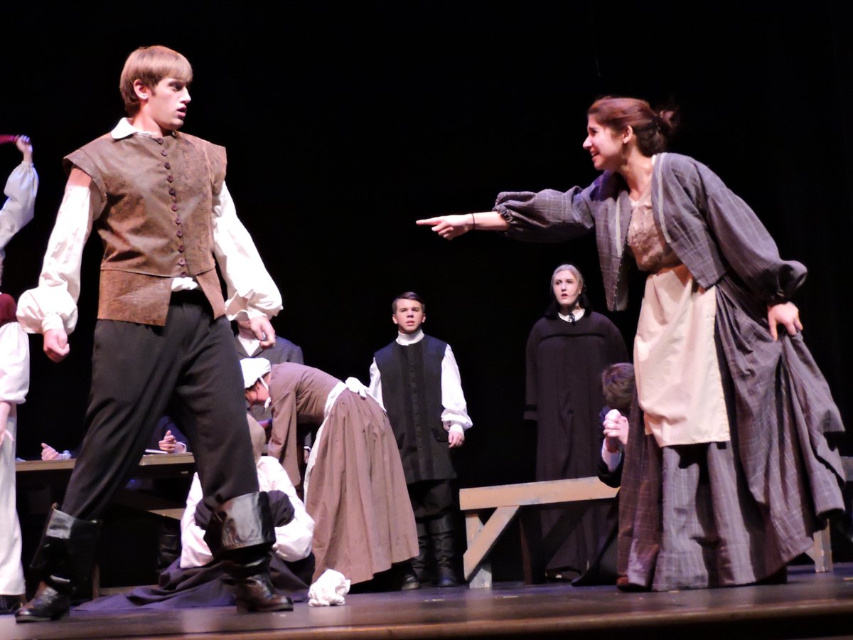 CalHSPlayers's tweet photo. Here's preview pixs of our Thursday/Saturday nite characters for #thecrucible. Tix $6 at Thttp://smtx.co/1LwP4zh https://t.co/UhzzKHHIhn