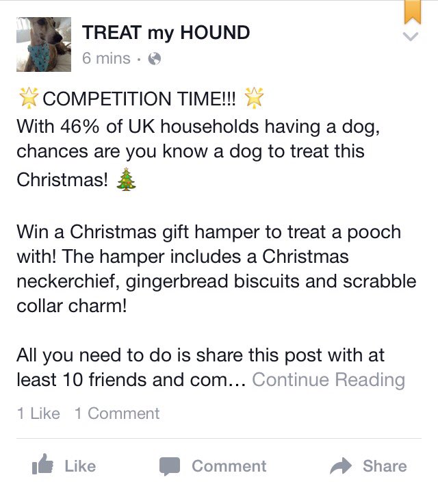 TREATmyHOUND's tweet photo. Competition time!! Find us on Facebook to enter. X https://t.co/Qz9dAgugS9