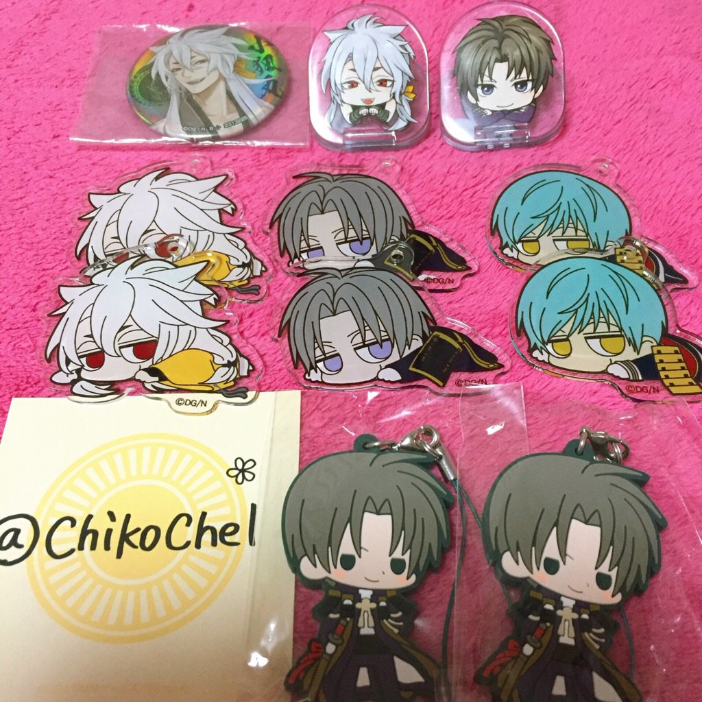 ChikoChel's tweet photo. @turav_bot 
【交換希望】刀剣乱舞
コトブキヤ だる～ん
《譲》一期、長谷部、小狐丸
《求》燭台切、鶴丸（アニカフェ  内番コースター）、大倶利伽羅（アニメガ コースター+缶バッジ）
下二段は第二弾コースター優先です。 https://t.co/sgJkTrW25d