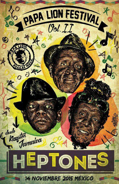 PapaLion7's tweet photo. The Heptones por primera vez en México sólo en Papa Lion Fest Vol. 2 https://t.co/7GoAyvAwrJ
