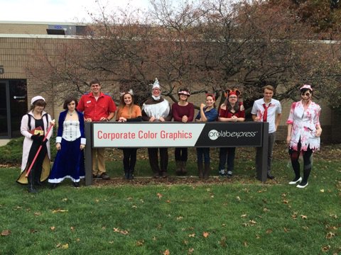 CorpColor's tweet photo. We were in the Halloween Spirit! https://t.co/iidjegZeKS