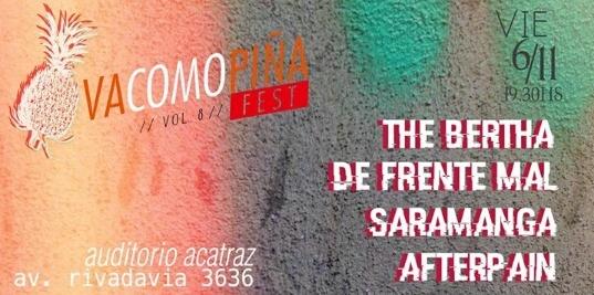 Saramangaa's tweet photo. Este Viernes! Se viene #vacomopiñafest en Auditorio Acatraz. Anticipadas a la venta. Pasen y vean! @Pro_Musicultura https://t.co/vFYdqetTE3