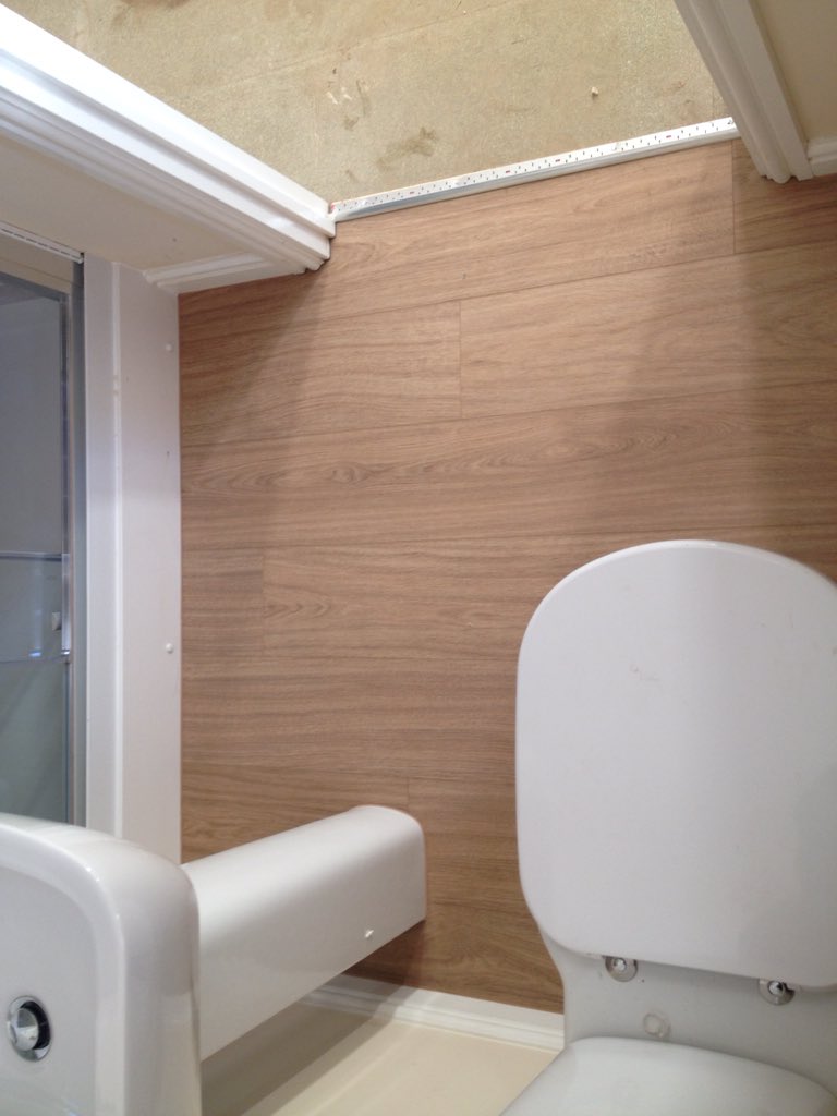 ourowndesigns's tweet photo. Ensuite in #Livyn @QuickStepFloors laid by @installersteve2 #LoveMyQuickStep https://t.co/LUaB0kv2TV