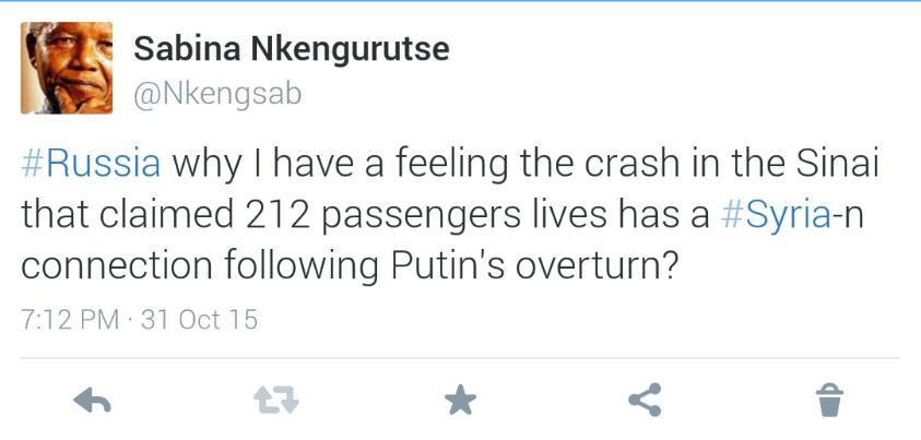 So #Putin turns his back on #Assad and lends his Aviation to the rebels then a few days past a #Russia-n plane 💥...