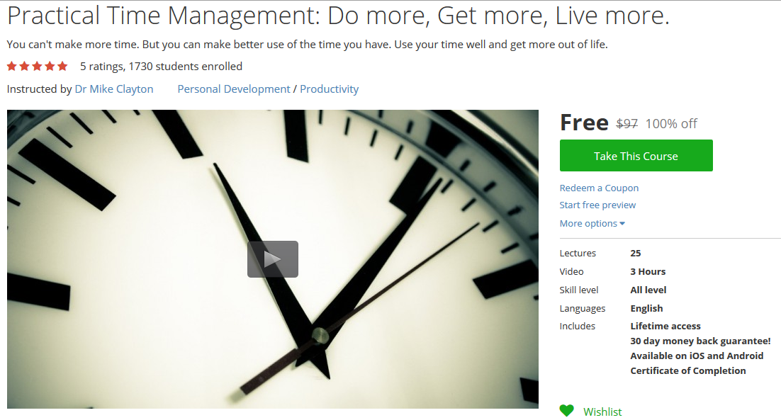 _ThinkOutOfBox's tweet image. Practical Time Management: Do more, Get more, Live more.
☞ hii.to/4katGegzl

#udemy #coupon #discount