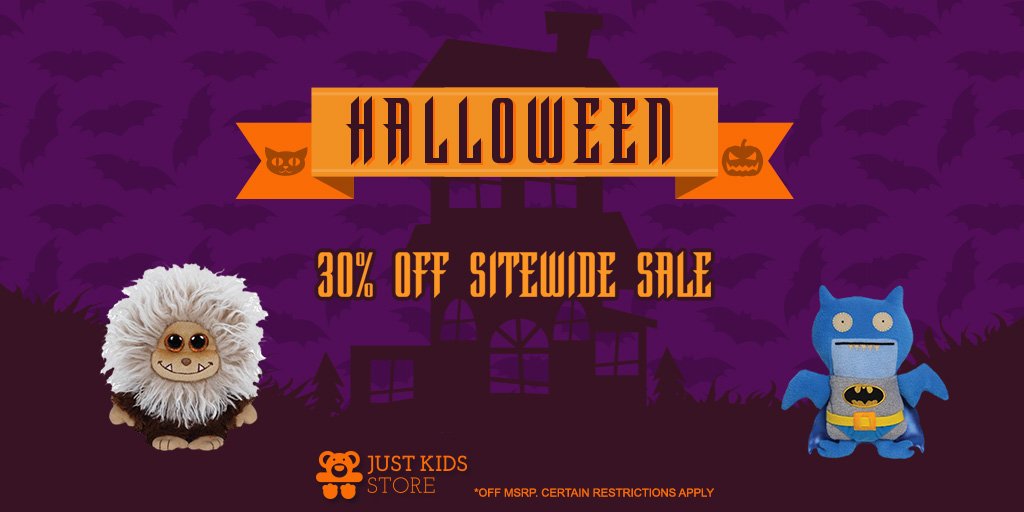 JustKidsStore's tweet photo. 30% OFF Site-Wide #Sale. Shop our Halloween Sale! https://t.co/wbbGhnMDGM https://t.co/WO0ErODoRs