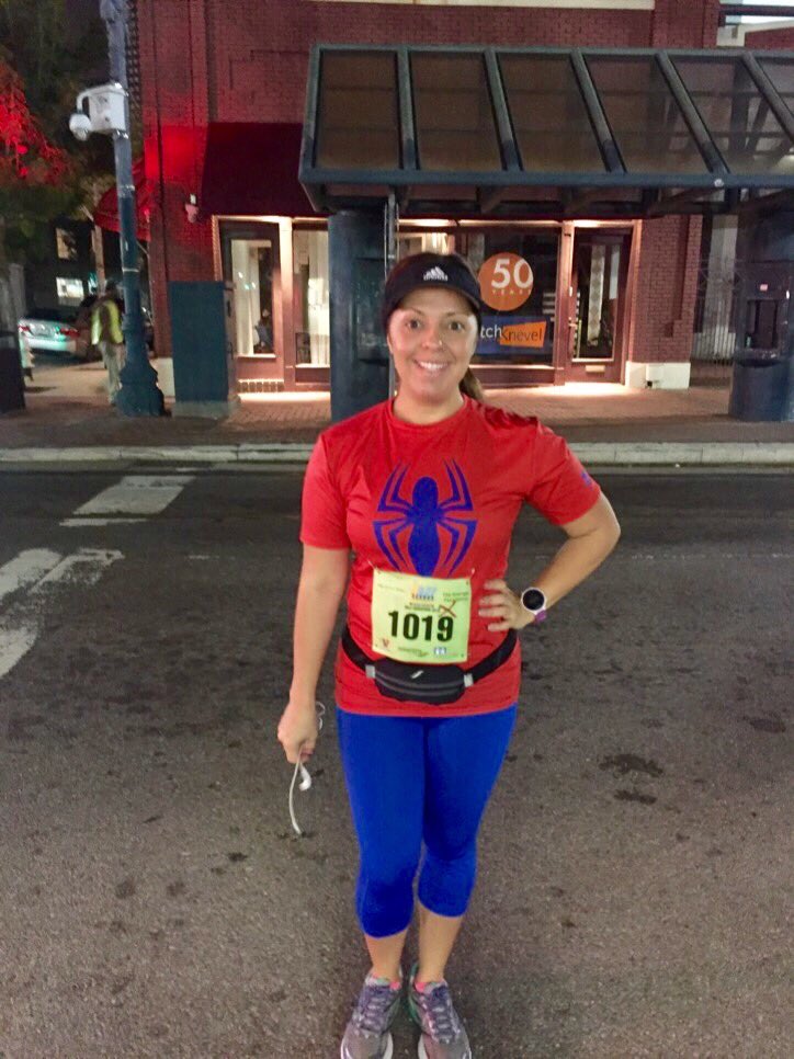 Paoweems's tweet photo. New Orleans Jazz Half Marathon!! #nolajazzhalf #13.1 #halloweenweekend https://t.co/cCzuvmSytJ