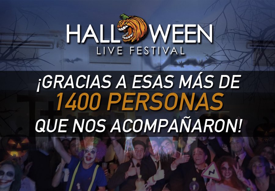 Halloween_live's tweet photo. ¡Gracias A Tod@s! https://t.co/Q8ETuJ2tPL