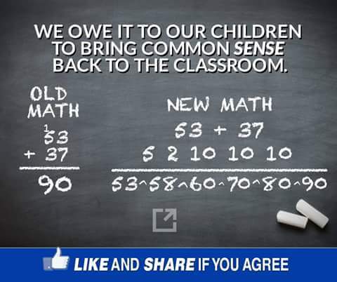 Hate seeing these pictures. Strategies help kids UNDERSTAND math. Don't we owe them that? #BlockAMath #BUCOEImpact