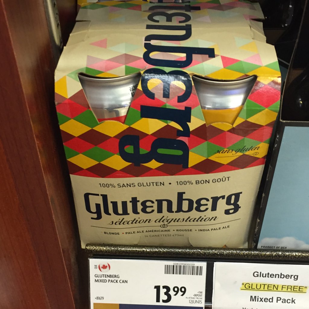 BC Liquor Store on Dunbar #Vancouver is all stocked up with <a href="/glutenberg/">Glutenberg Brewery</a> mix pack craft beer. #glutenfree