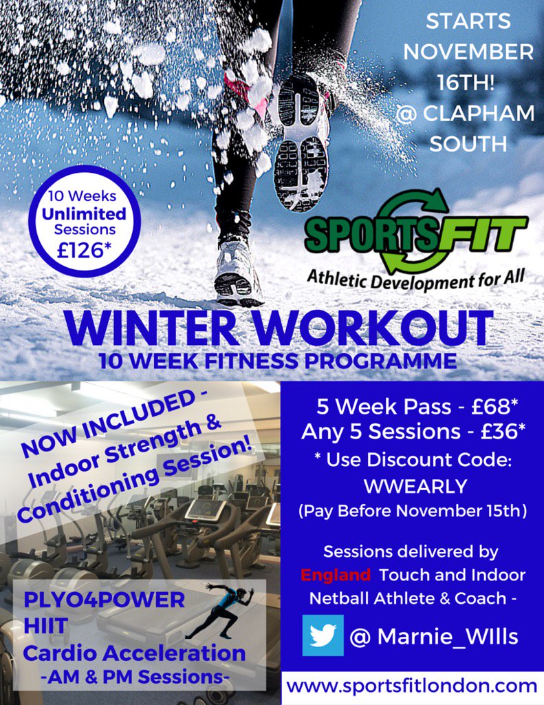 SportsFitLondon's tweet photo. Very excited to launch our new Winter Programme! 💪🏼👊🏼
Earlybird special now on! 
https://t.co/14hCkG6kkg https://t.co/ZnUYU3hIfK