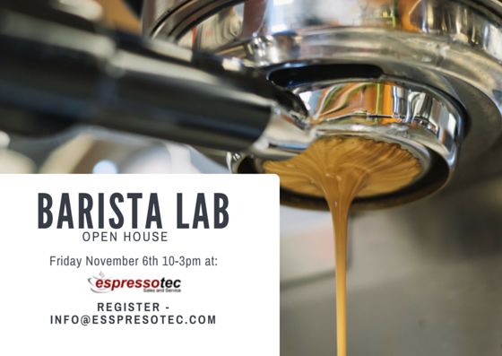 espressotec's tweet photo. Join us on Nov 6th for our industry open house to launch our #baristalab in #vancouver By RVSP only. https://t.co/lItVOT4cB9