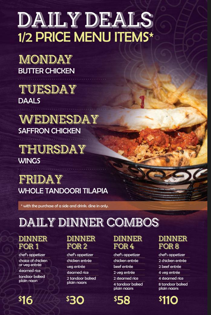 NawabExpress's tweet photo. Happy Monday everyone!  Have you tried our Butter Chicken yet? It’s half price today!https://t.co/GOafqpetuF https://t.co/Qbu42ed4iI