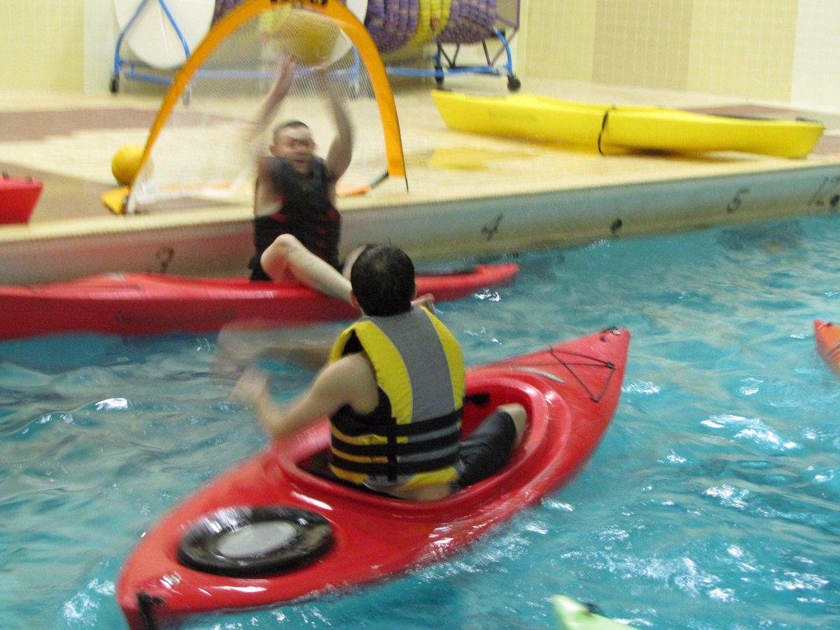 OutdoorUNA's tweet photo. Kayak Polo next Tuesday Nov.10th Flowers Hall Pool 6:30 - 8:00 pm! Bring a towel and wear your suit! https://t.co/T26267oGm8