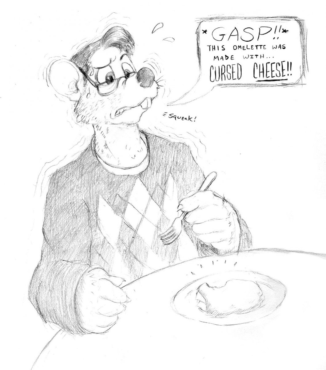 JoeyLiverwurst's tweet photo. @draysonite I can't find it online to link to, but I'm reminded of @SergioPWolf's rendering of @hegyote. #weremouse https://t.co/7XNAL4zlas