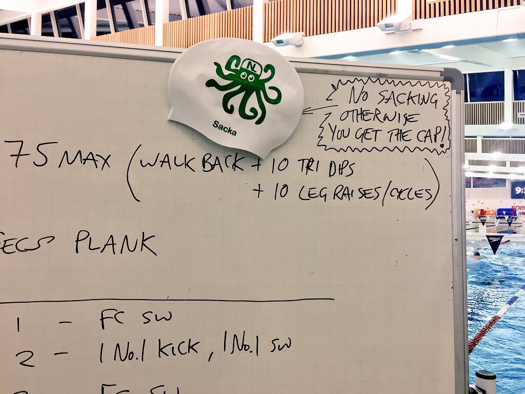 LeanderMasters's tweet photo. New #MNRN incentive - if you don't work hard ALL set you'll end up with the #Sacka cap👊🏼💥 #MotivationMonday 🏊🏼 🐙 https://t.co/QOVlRHHiPO
