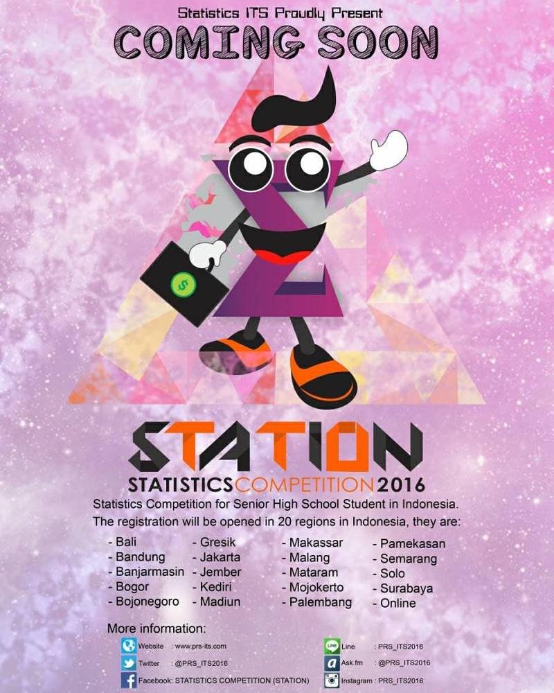 Buat kamu siswa SMA/MA sedrajat se-Indonesia, siapkan diri kamu karena Station 2016 sudah dekat:) #STATION2016
