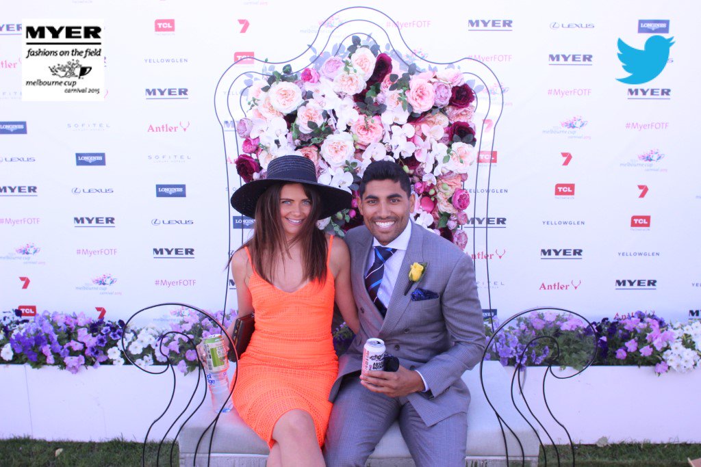 myerFOTF's tweet photo. All dressed up and ready to go at @flemingtonVRC #MyerFOTF #EmiratesMelbourneCup #MelbourneCup https://t.co/4So9FW1CEX